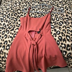 pink fashion nova romper
